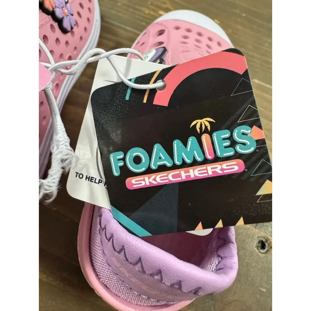 Pink Sketchers Toddler 6 Foamies Slip On Shoes